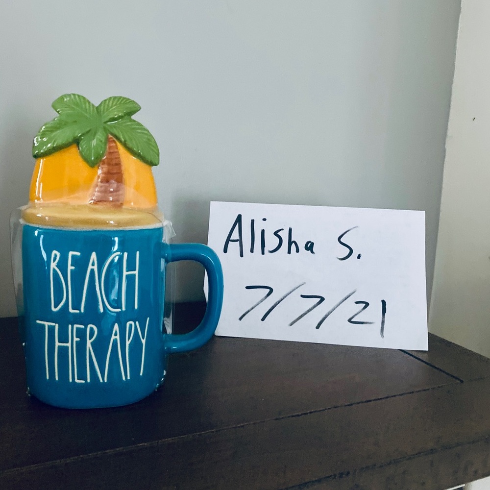 Rae Dunn Beach Therapy figural mug